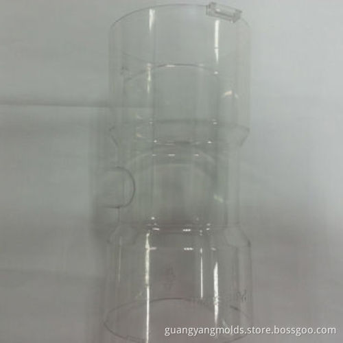 Transparent plastic tube used for household appliance devices